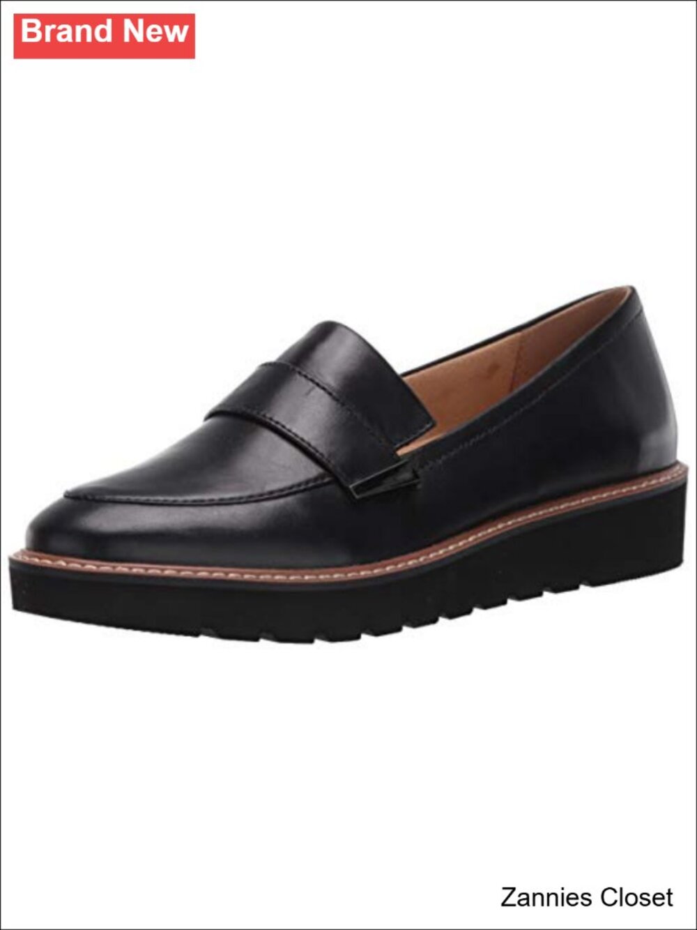 ✨ Naturalizer Womens Adaline Slip On Lightweight Platform Loafer